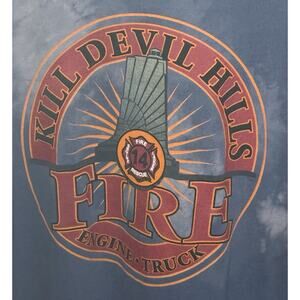 Kill Devil Hills Fire Department T-Shirt 2XL Blue Comfort Colors
